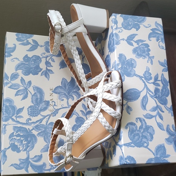 Sezane Natacha Sandals Ecru  size 7 - Picture 4 of 11